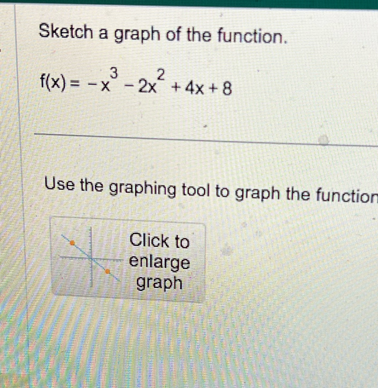 Sketch a graph of the function. 3 f(x) = - x - 2x