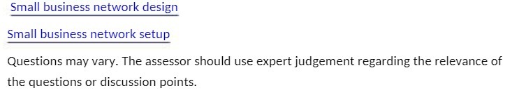 Small business network design Small business