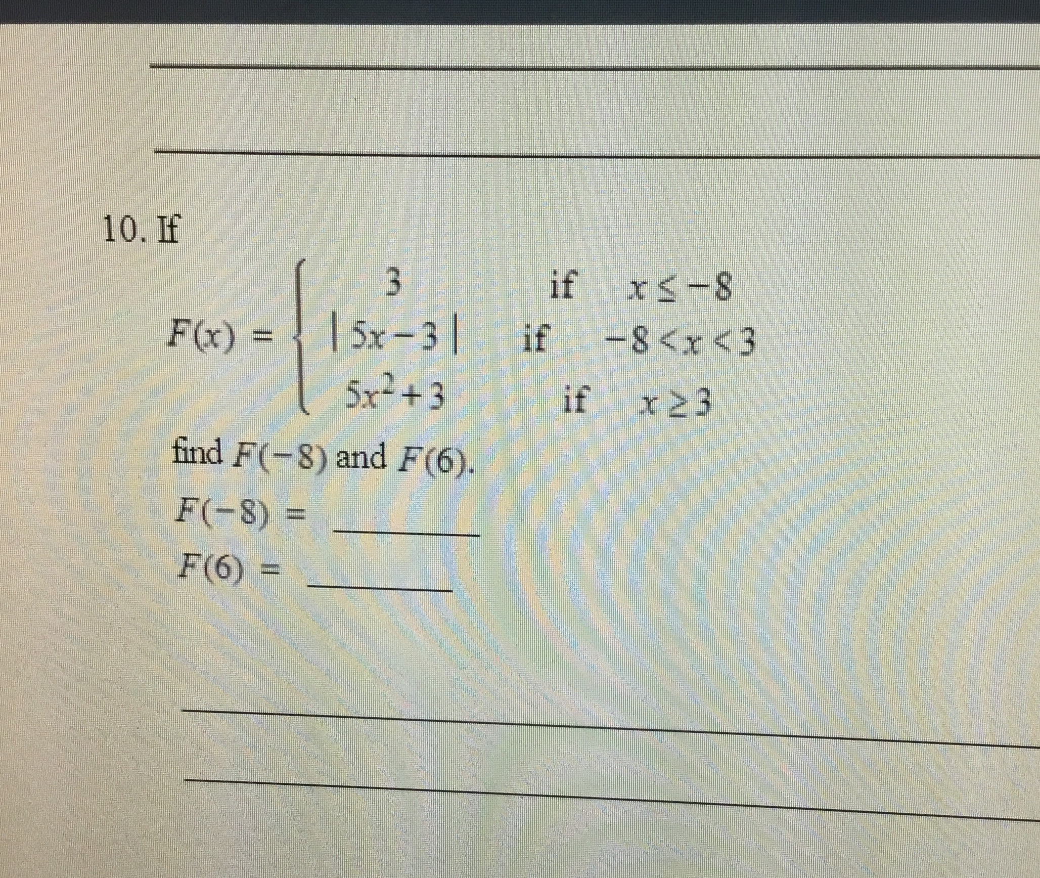I know the answers are 3 and 183. Our review