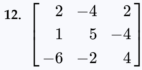 Find an LU factorization of the matrices in
