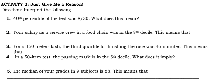 Please answer this and show your solutions on