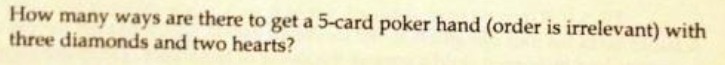 How many ways are there to get a 5-card poker