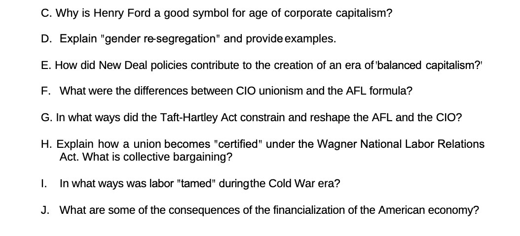 C. Why is Henry Ford a good symbol for age of