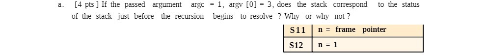a. [41115]]me passed argument argc = l, argv [G]