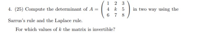 Need help with linear algebra problem. Please