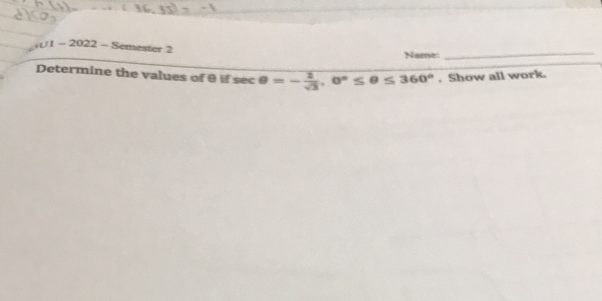 Answer 36. 33- -1 UI - 2022 - Semester 2 Name: