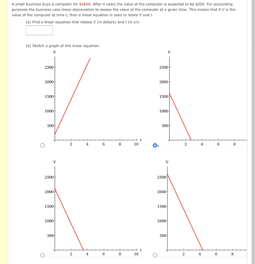Answer part a and b A small business buys a