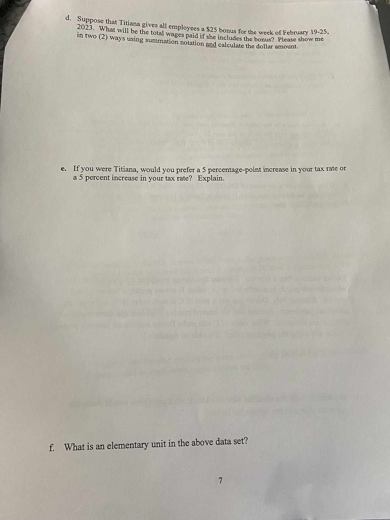 6. The village of Healthy Living would like to