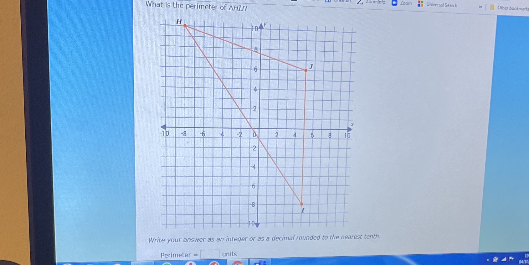 What is the perimeter of AHIT? ZoomInfo . Zoom