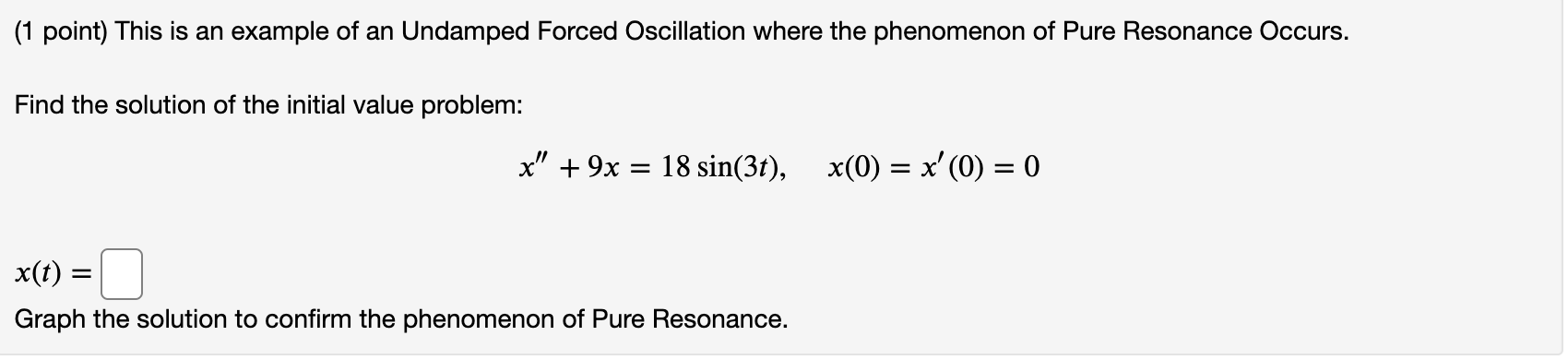 help and show work please (1 point) This is an