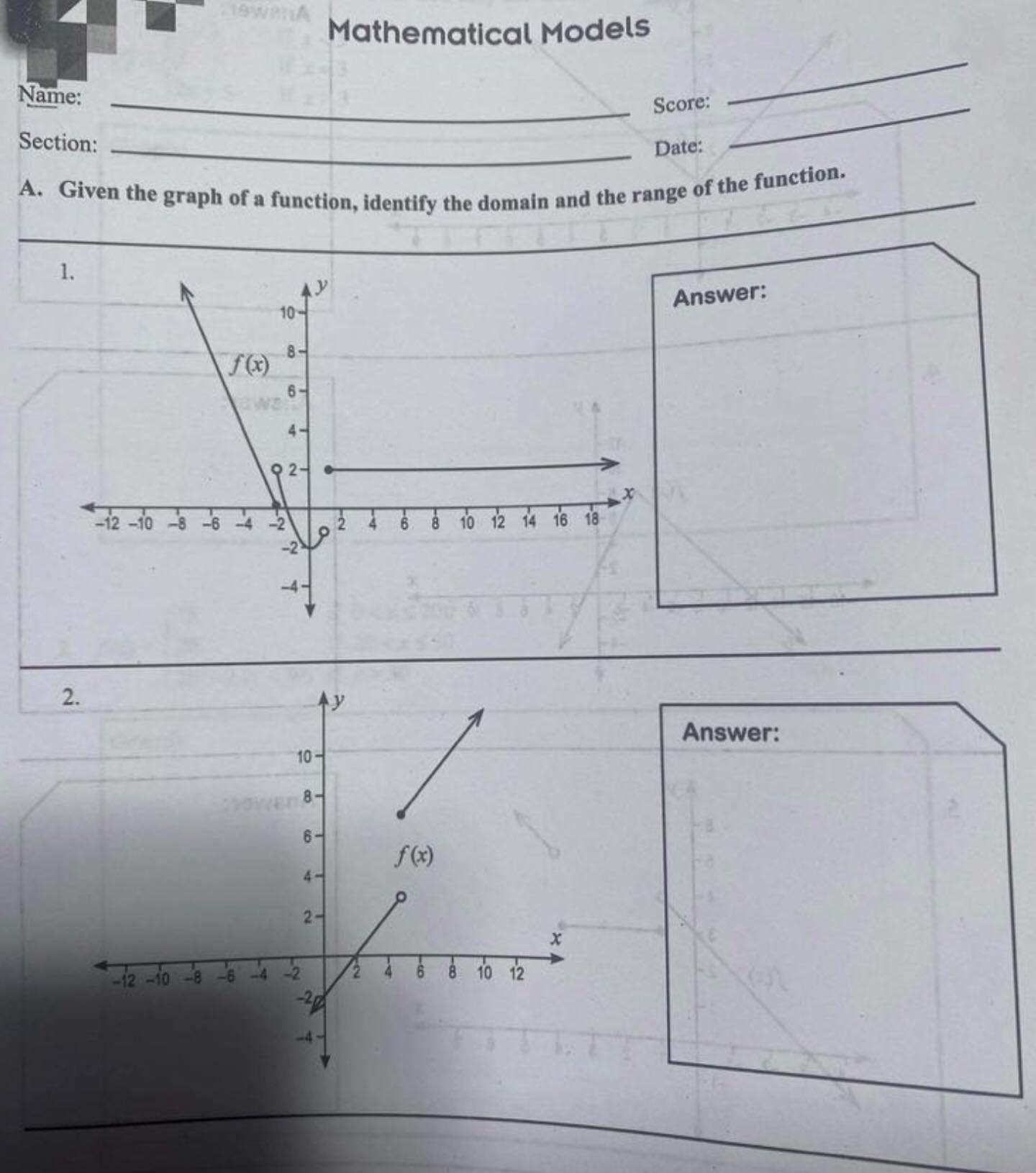 Please answer everything. If done and answered