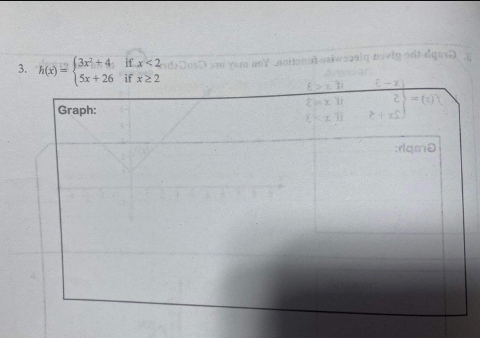 Please answer everything. If done and answered