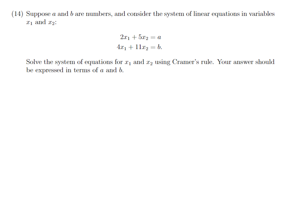 Please help solving and showing the work for the