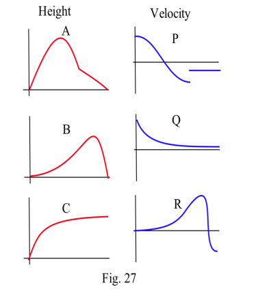 8. In Fig. 27, match the graphs showing the