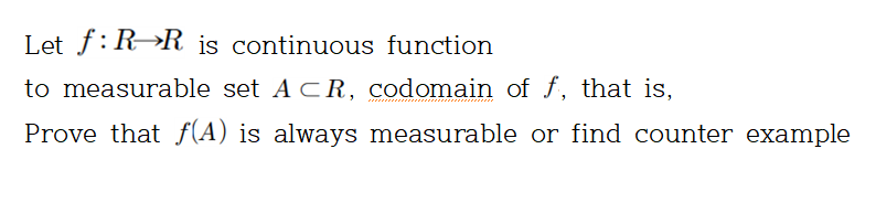 Let f :Rl'R is continuous function Prove that