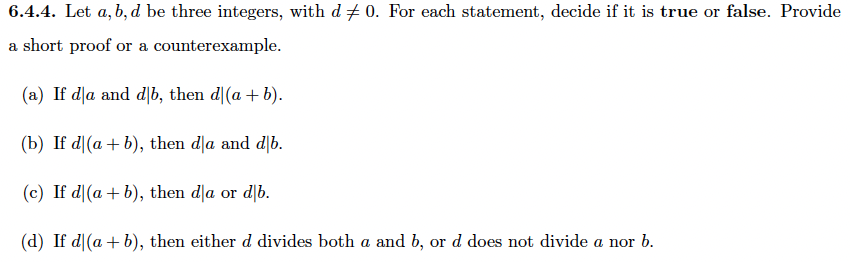 6.4.4. Let a, 5,11 be three integers, with d 75