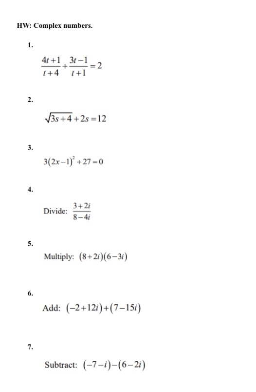 Solve the following \f