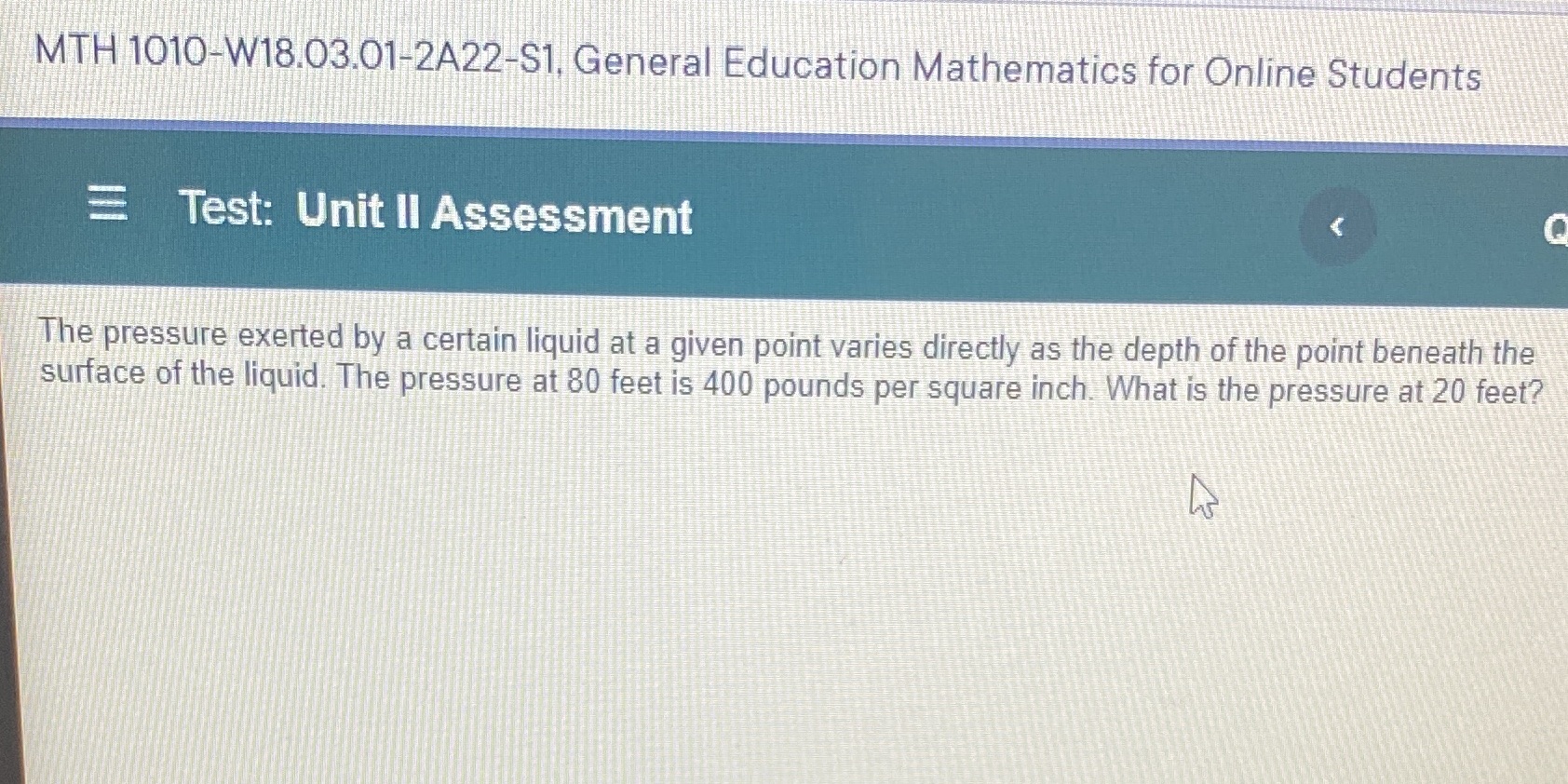 MTH 1010-W18.03.01-2A22-$1, General Education