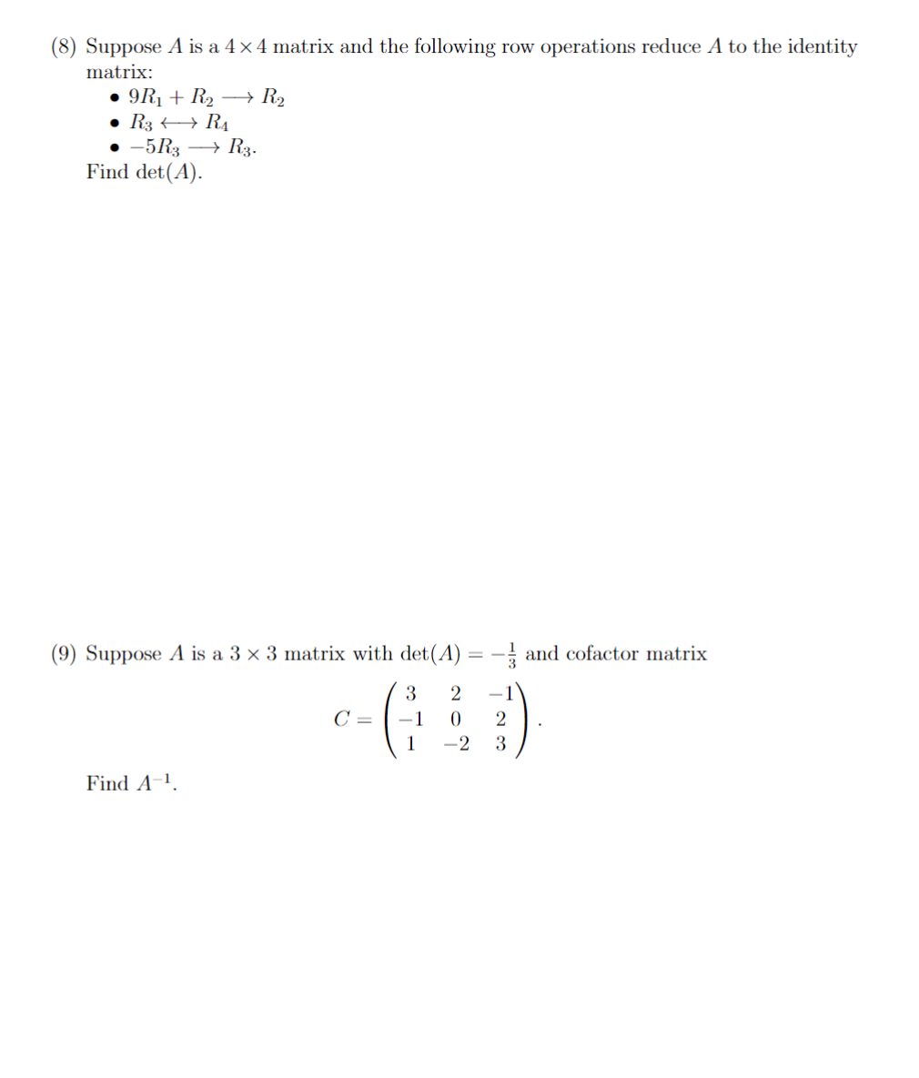 Please help solving and showing the work for the