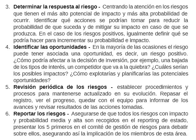 3. Determinar la respuesta al riesgo - Centrando