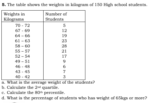 Please answer this and show your solutions on