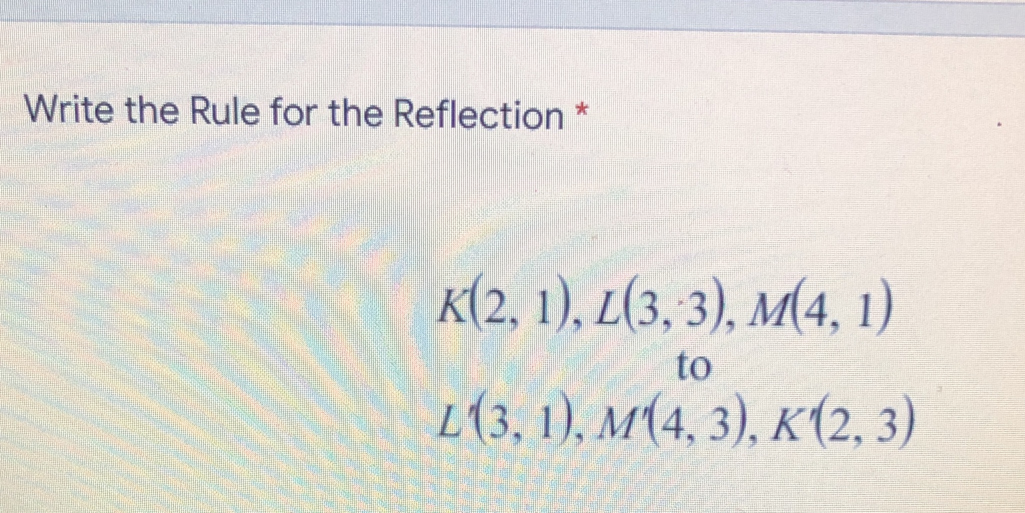 How many units to the left or right Write the