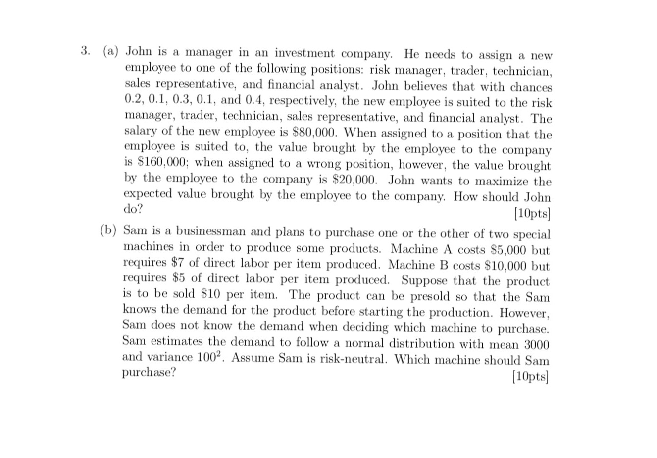 Can you help me solve this question? Thanks 3.