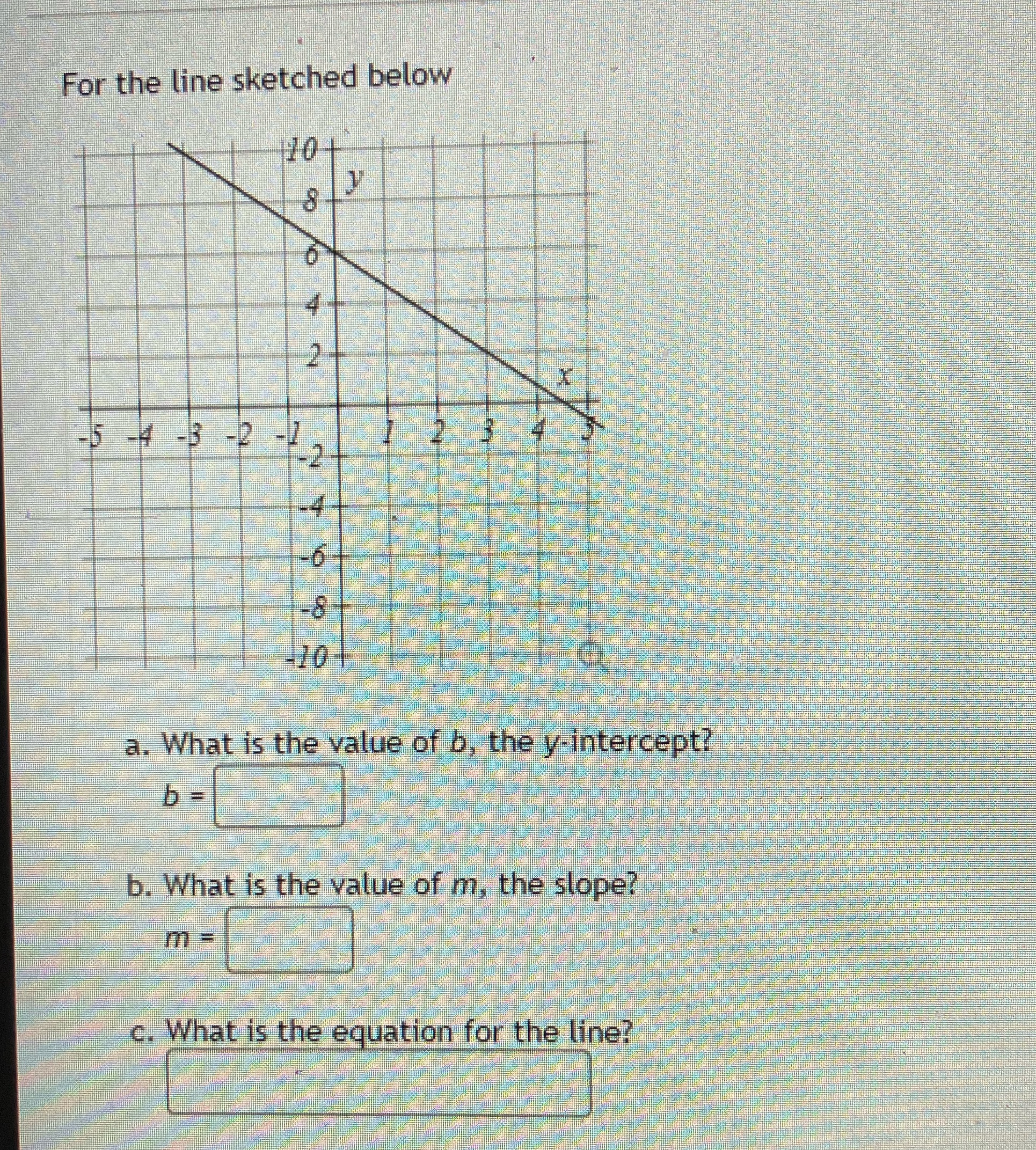 For the line sketched below 10+ co -4 -B -2 -6+