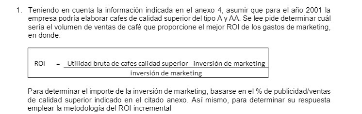 1. Teniendo en cuenta la informacion indicada en