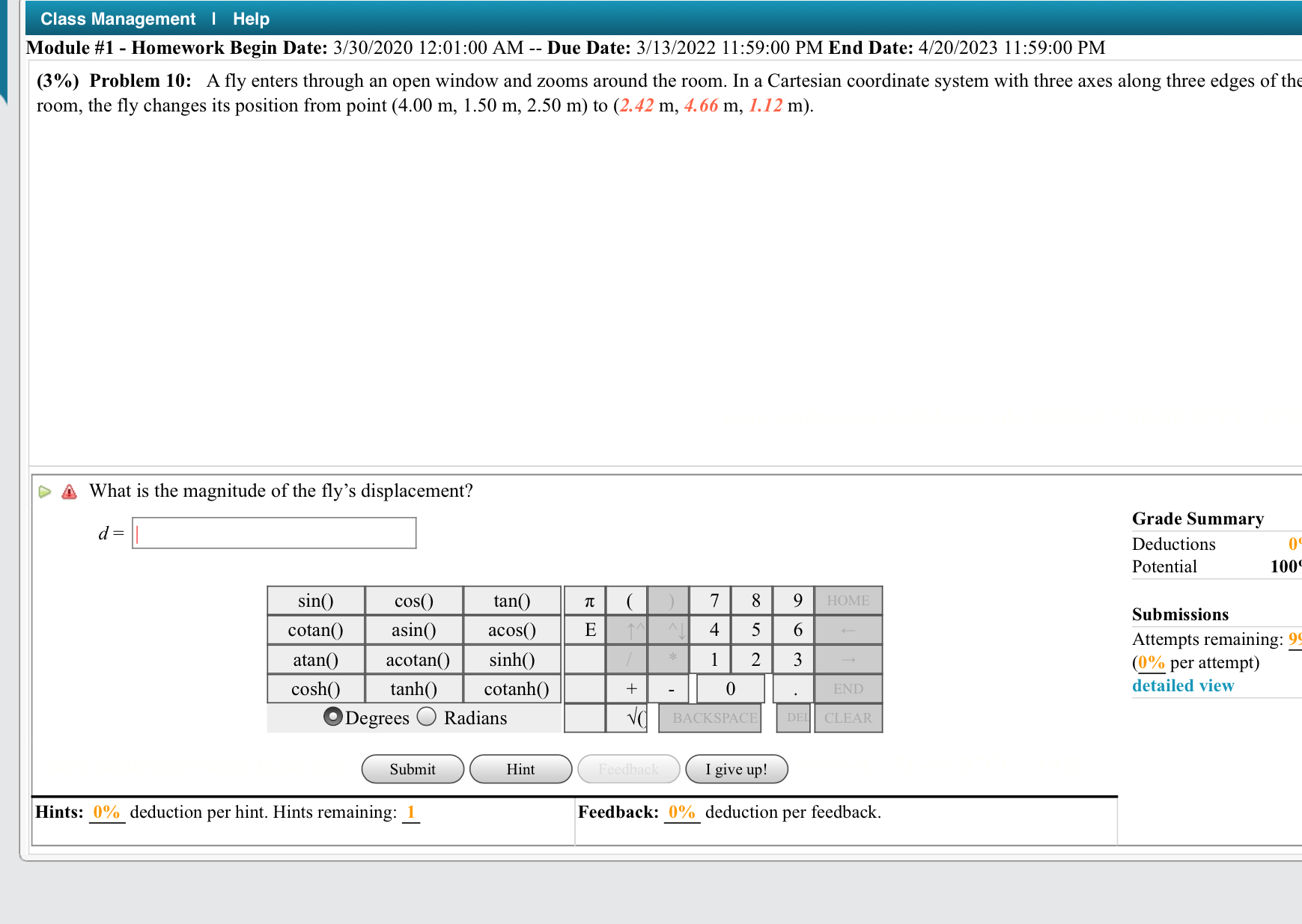 Class Management | Help Module #1 - Homework