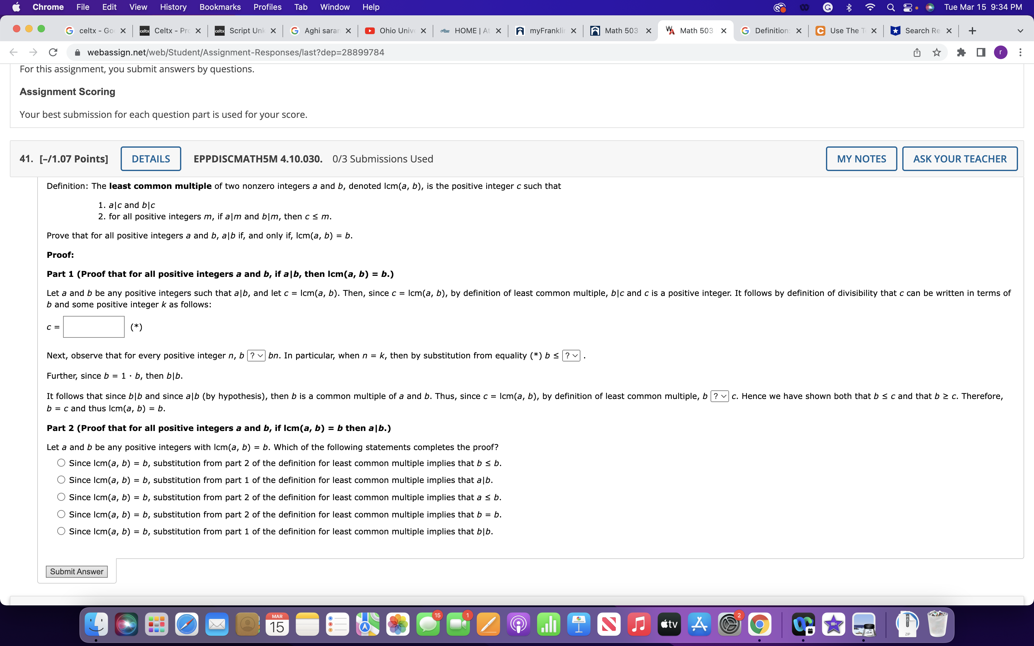 Chrome File Edit View History Bookmarks Profiles
