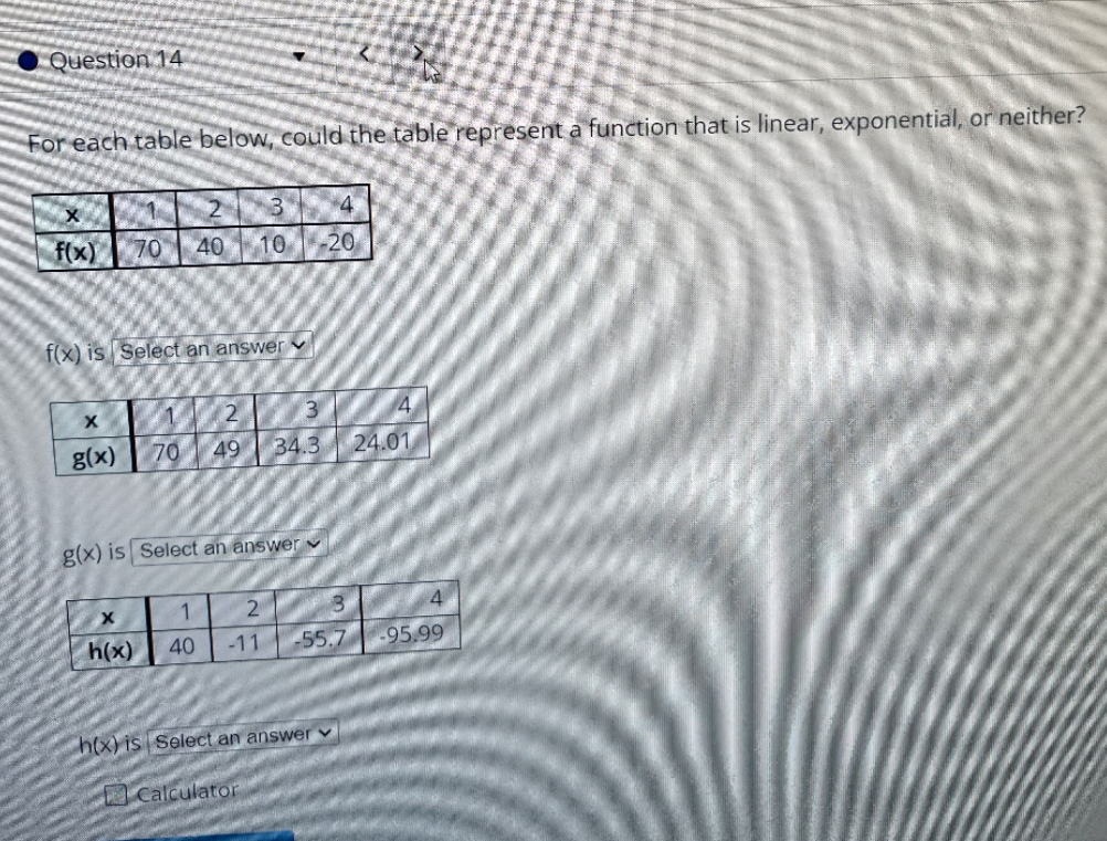 thanks for the help Question 14 For each table