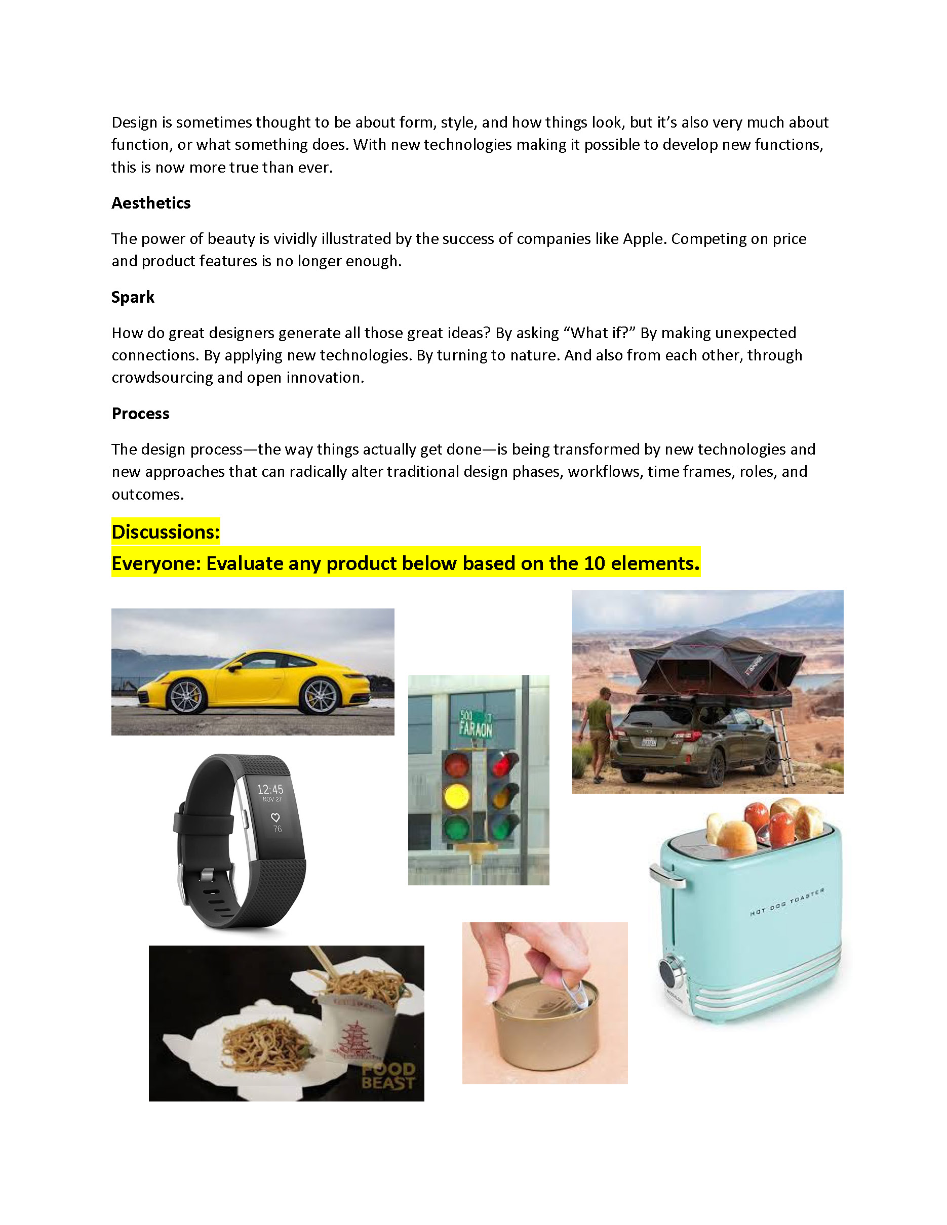 The 10 Essential Elements of Design MIT by Tom