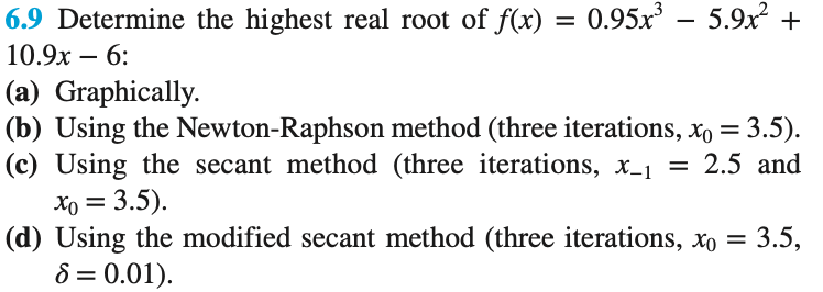 Please show your work with hand calculations and