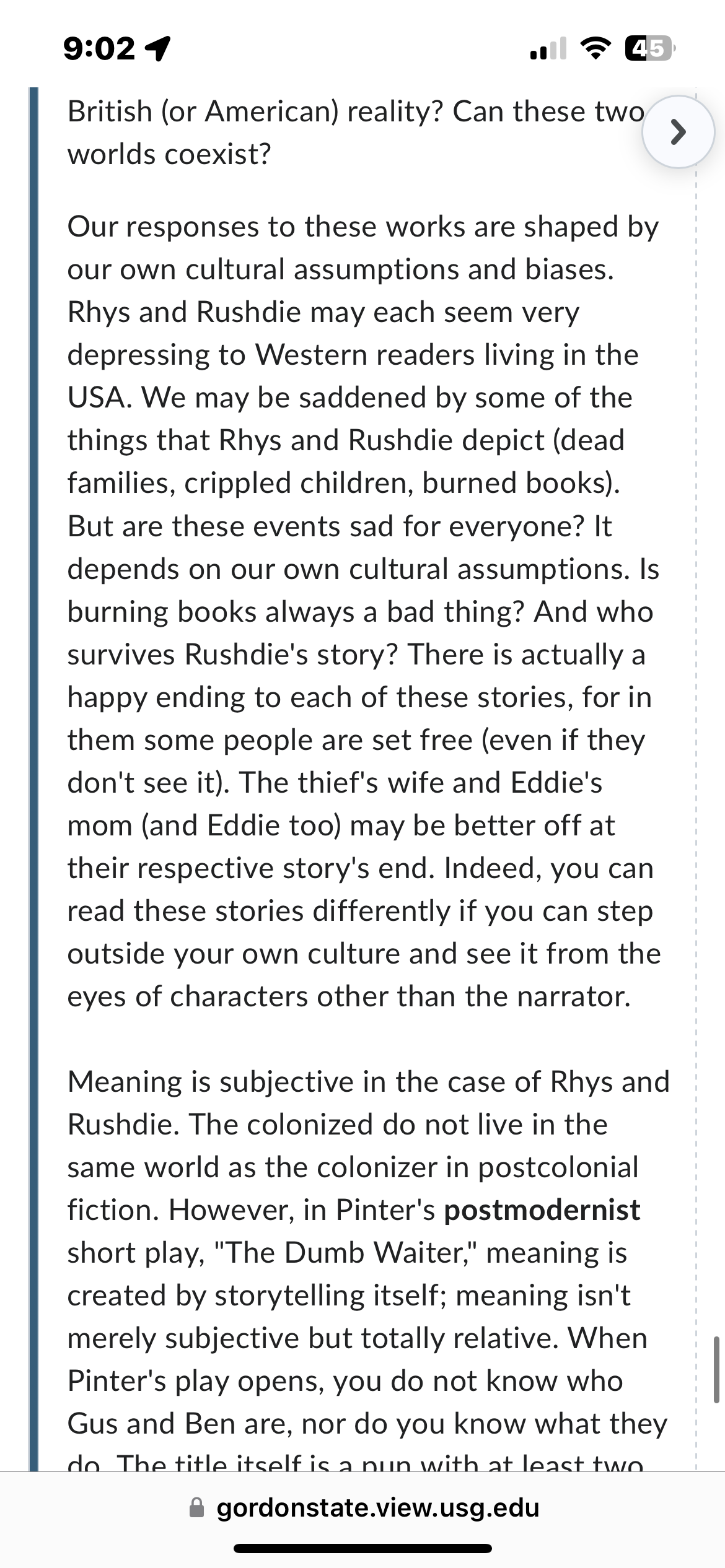 92024 . $'E The modernists believed that their