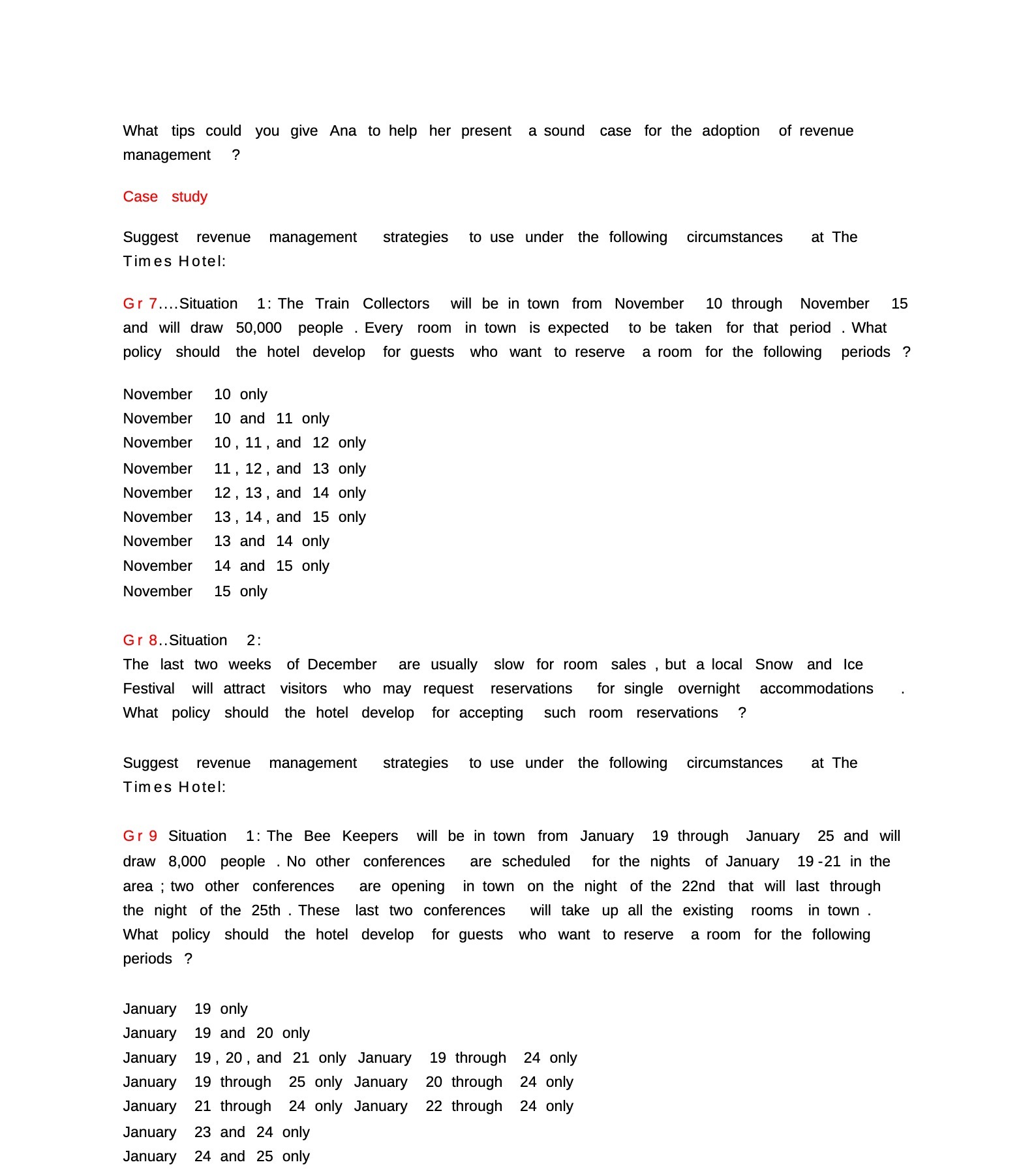 What tips could you give Ana to help her present