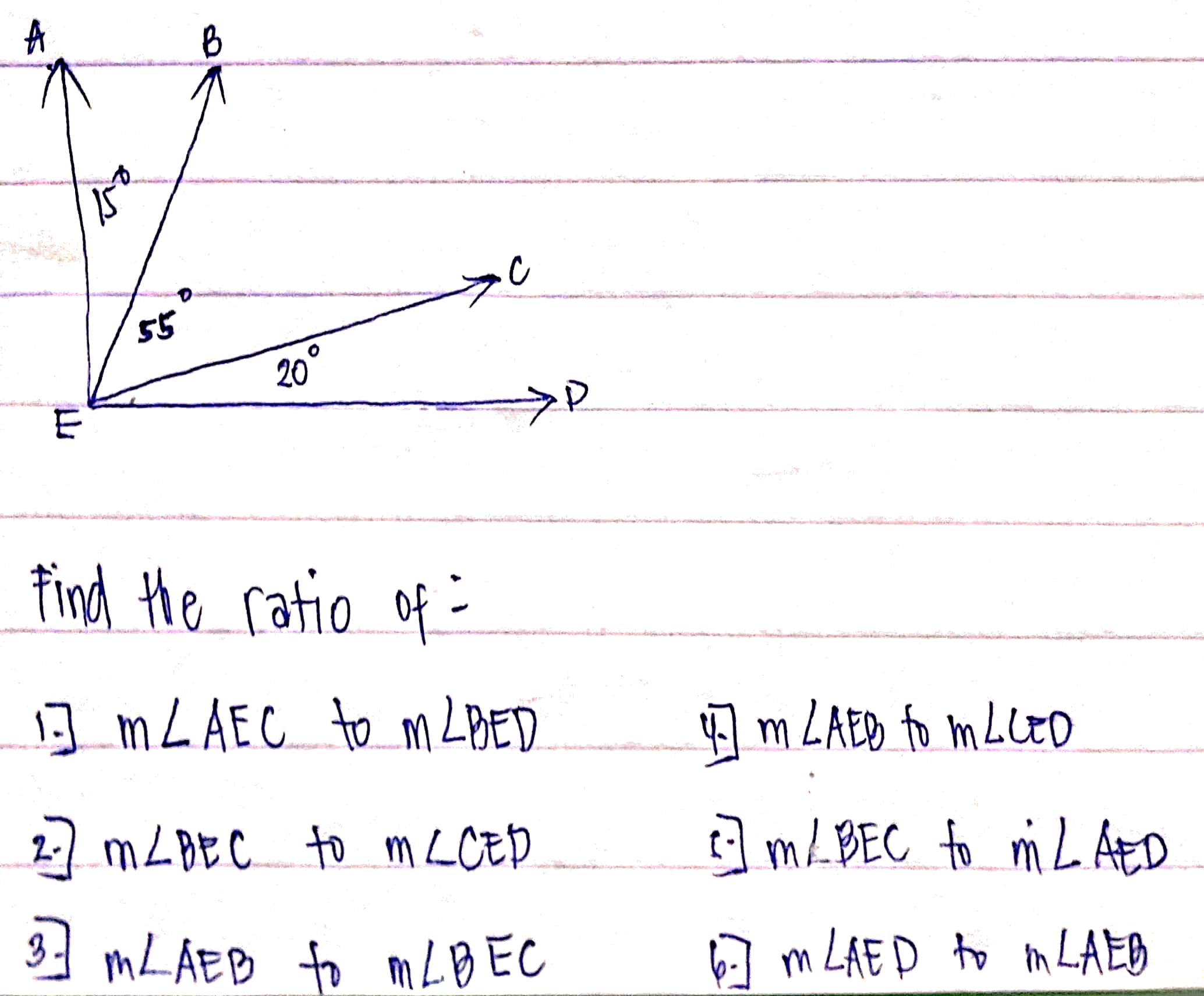 Activity A Find the measure of each acute angle