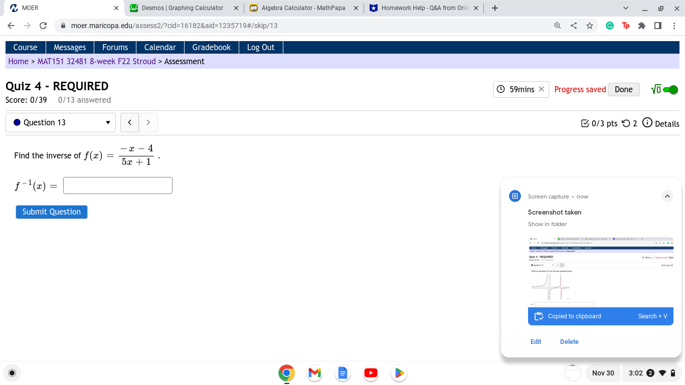 MOER X Desmos | Graphing Calculator X Algebra