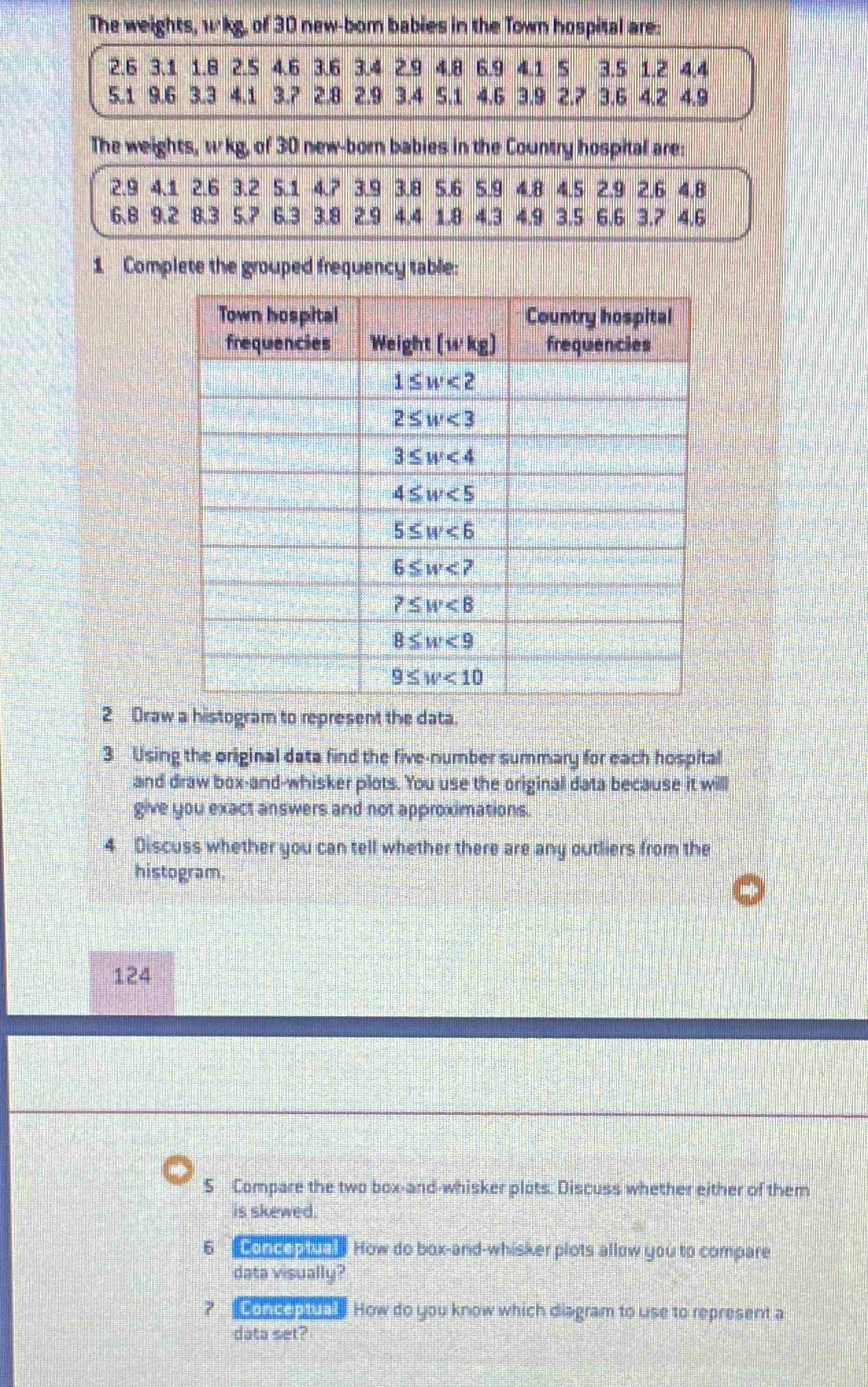 Please answer all of the questions and steps