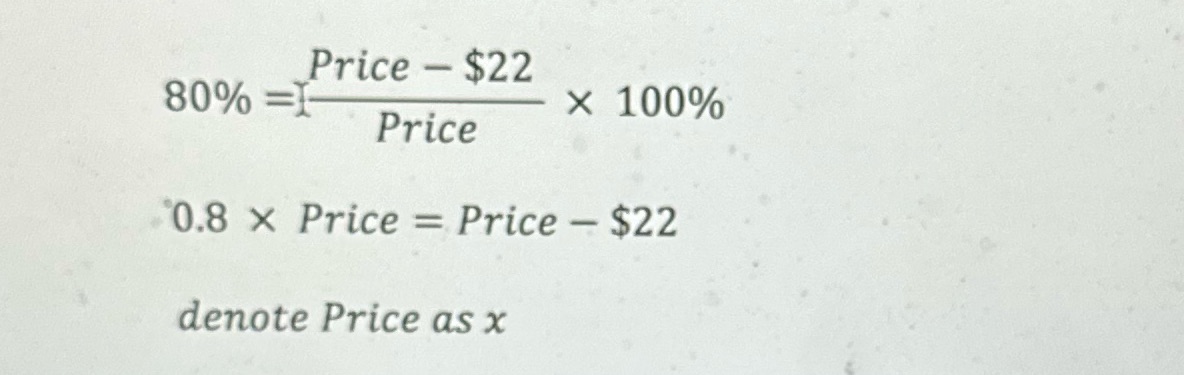 How do I solve for x here? Please give a step by