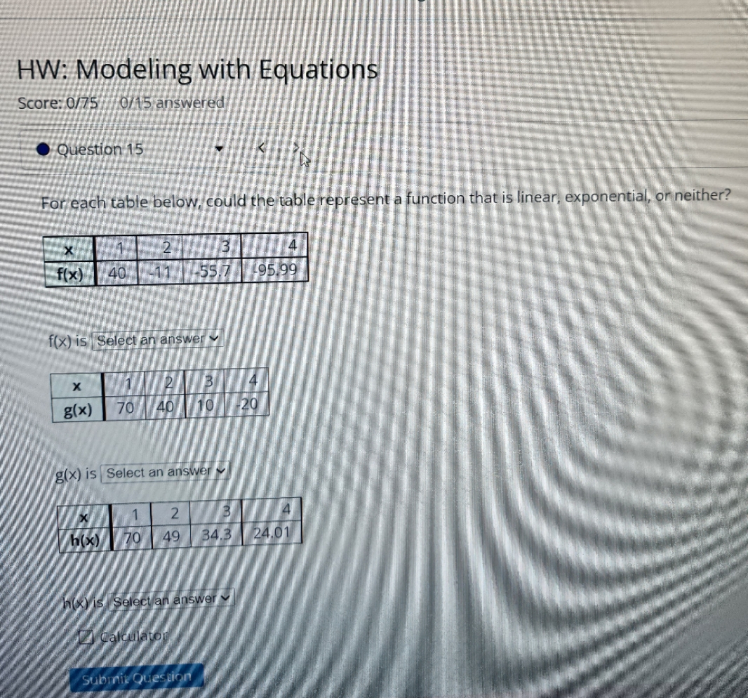 thanks for the help HW: Modeling with Equations
