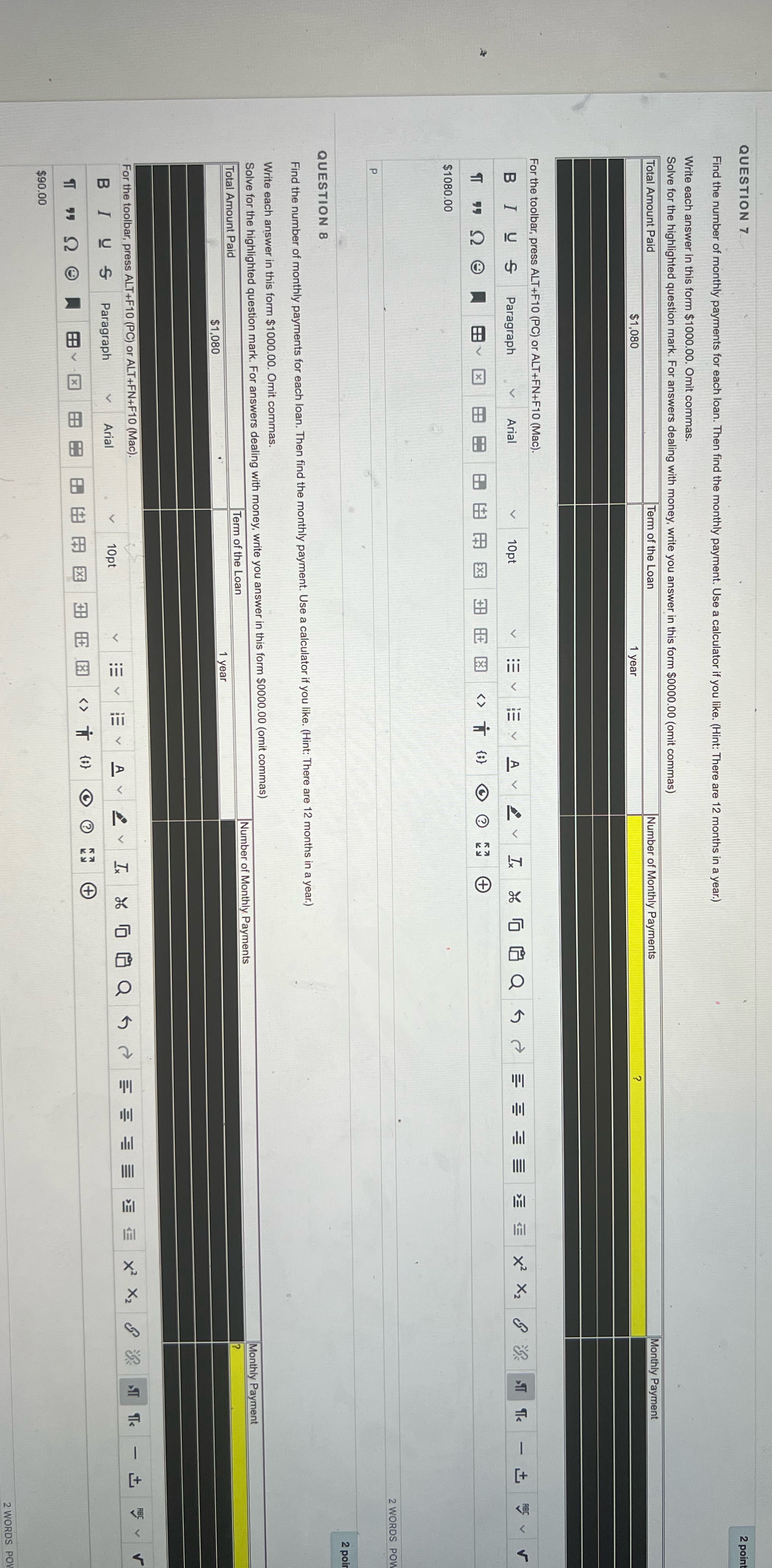 Hey, I am trying see if my answer correct ?