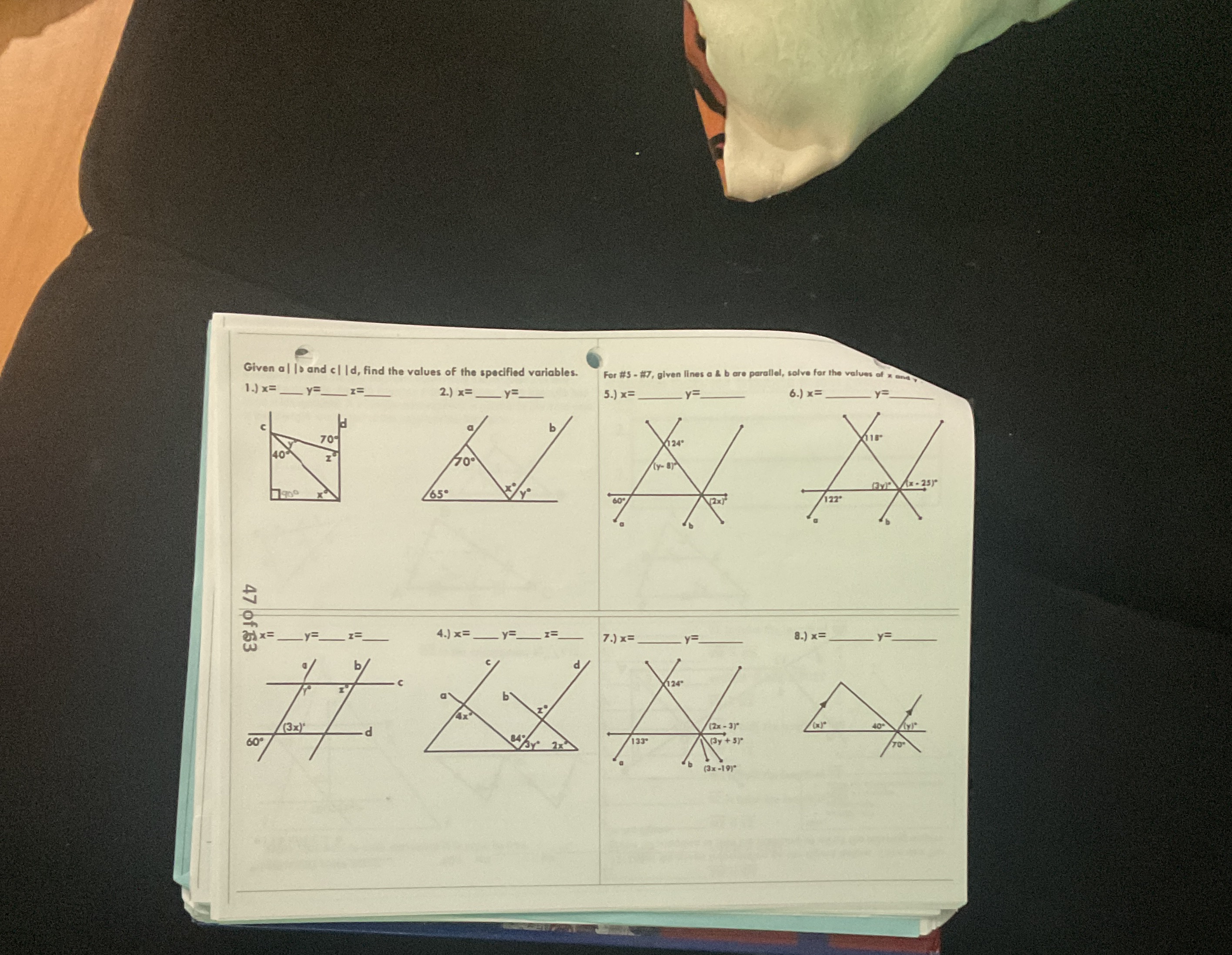 How do I solve for these 4 questions Given a | |