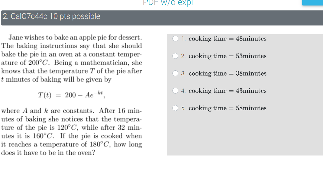 PDF W/o expl 2. CalC7c44c 10 pts possible Jane