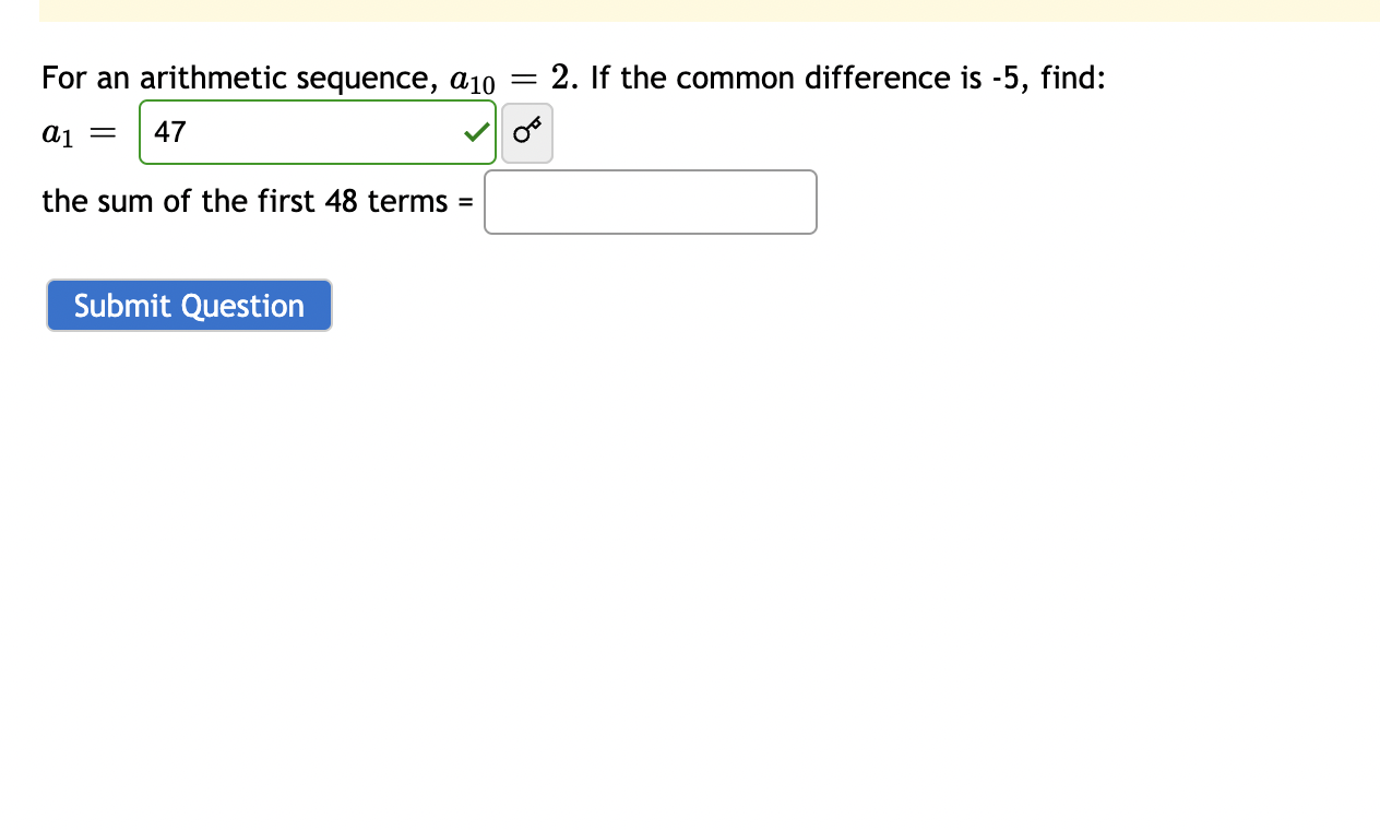Find the 18th term of the arithmetic sequence: