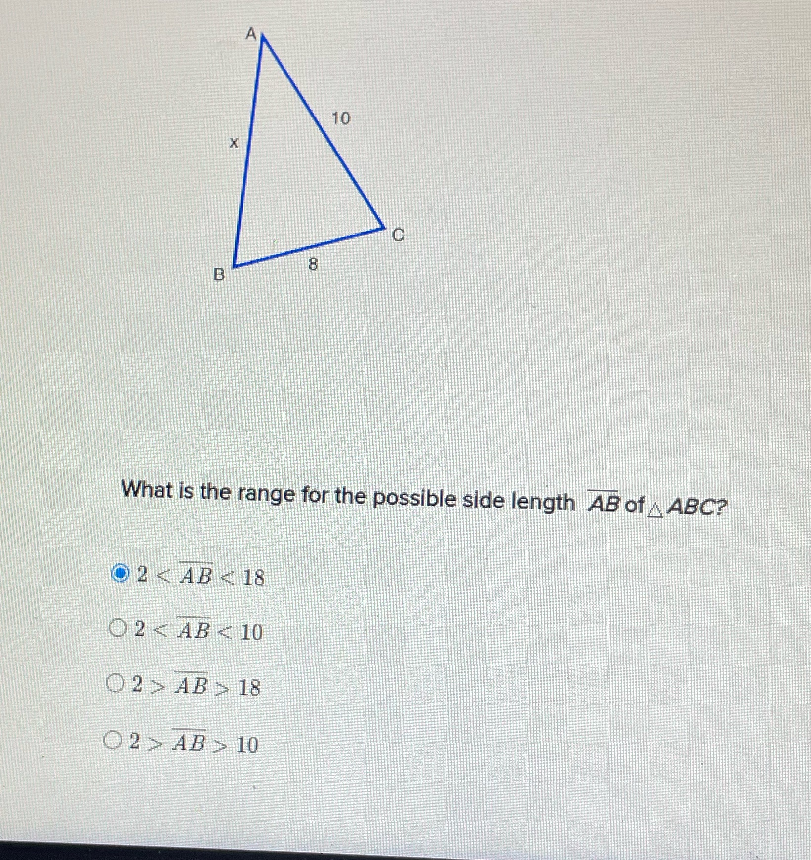 Can you tell me if I'm right? 10 X B What is the