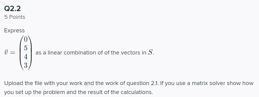 Let the set of vectors 5 = {171,172,173} in R3,