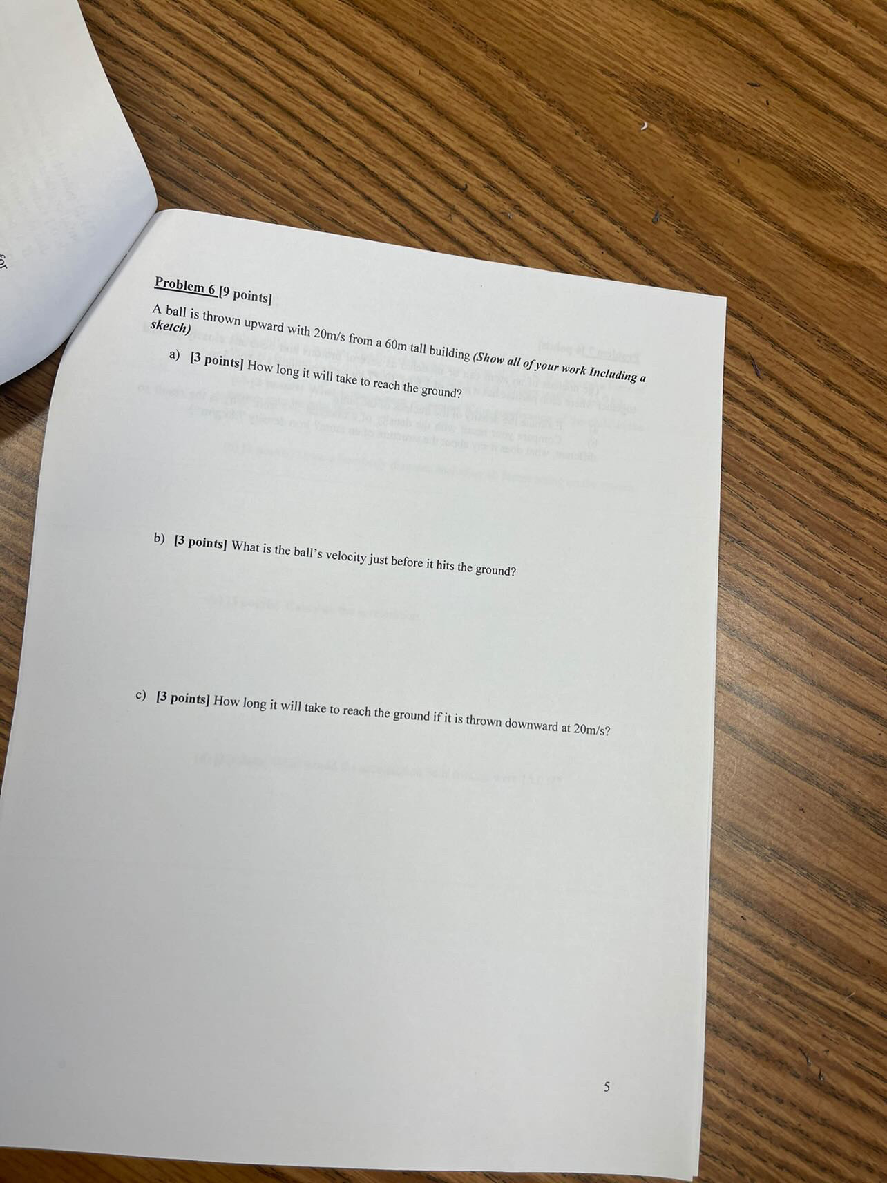 \fProblem 1" [6 points] The nucleus of an atom