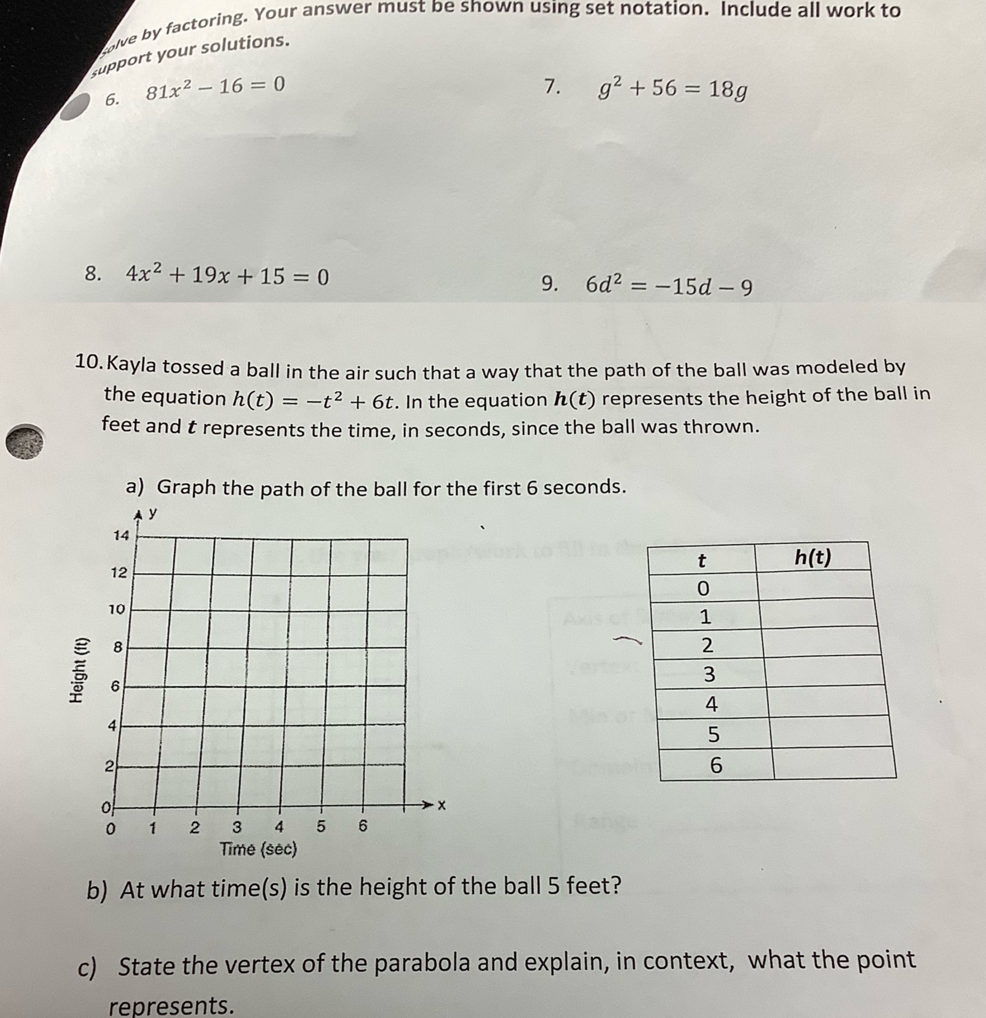 I'd be very grateful if someone can show me work