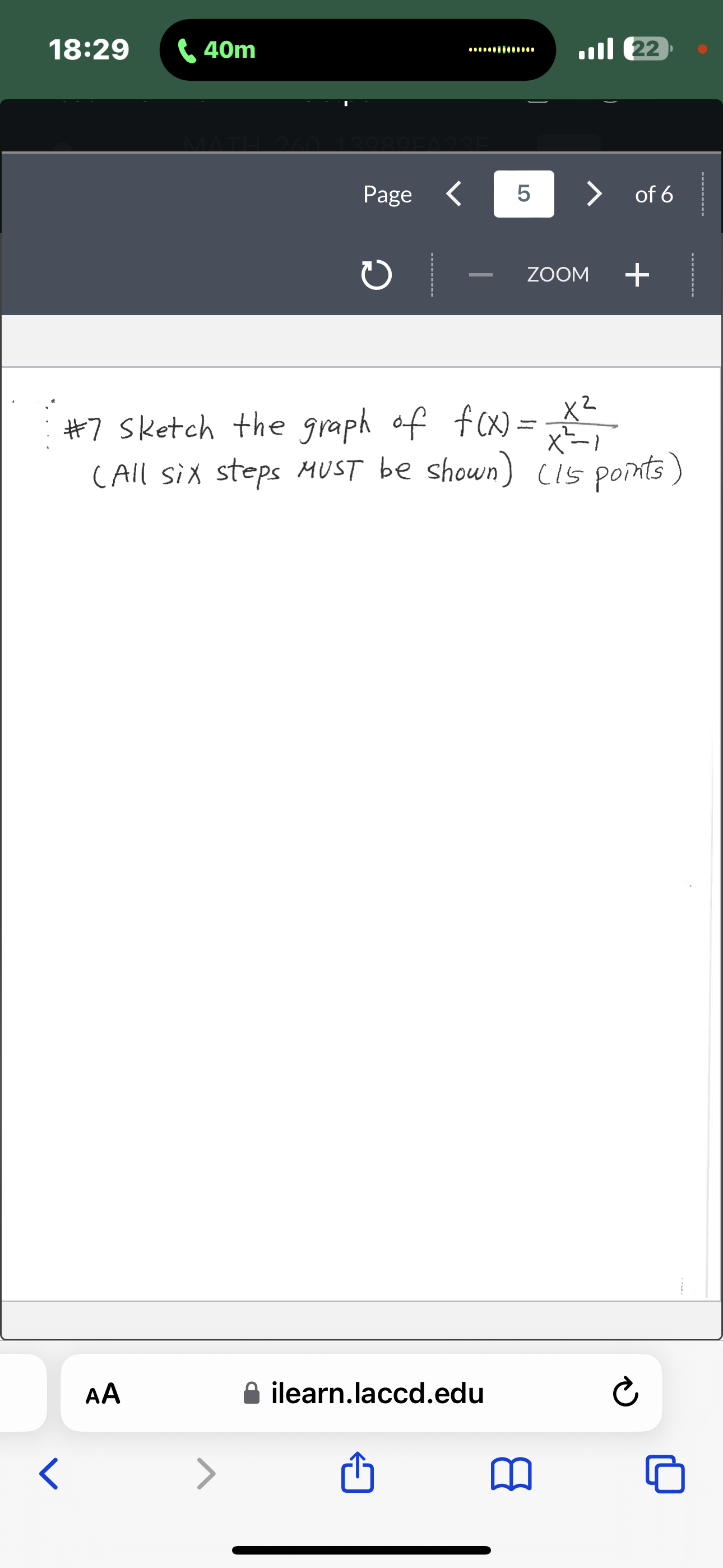 18:29 (40m .............. . 22 Page 5 of 6 - ZOOM